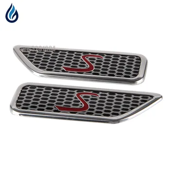 

For MINI Cooper S logo R50 R52 R53 R55 R56 R57 R58 R59 R60 R61 R62 F55 F56 Tattoo Car Fender side Badge Decal rear trunk Sticker