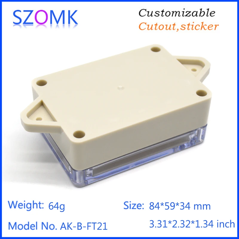 IP65 waterproof plastic enclosure for electronics instrument housing case plastic waterproof device box (17)