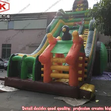 Крупнейший играть игрушечная горка горячая Распродажа надувная сухая горка большие спускные желоба для взрослых и детей