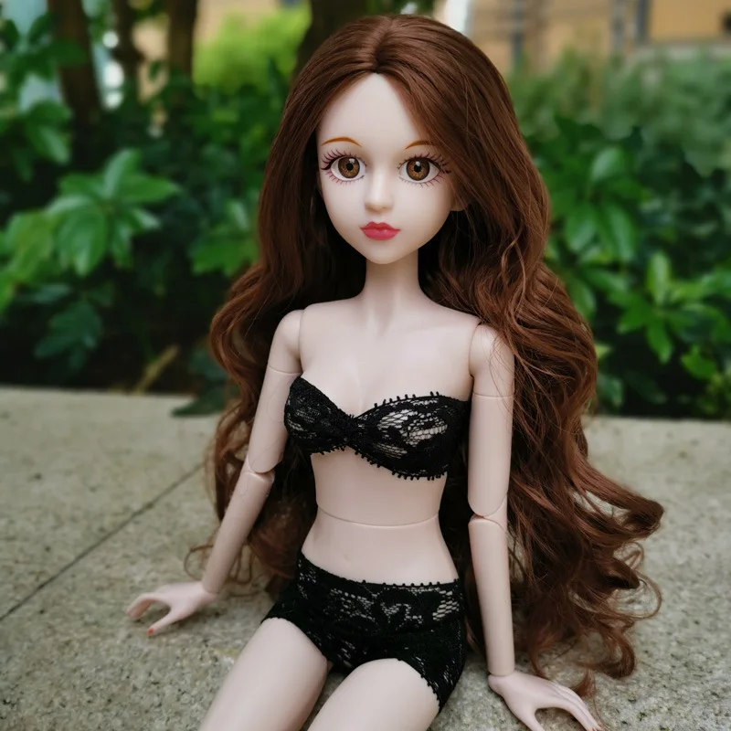

1 set 1/4 Dolls Clothes Underwear Accessories for 18.5-20cm Chest Circumference Bjd Doll Lace Bra Underwear Clothes For Girls