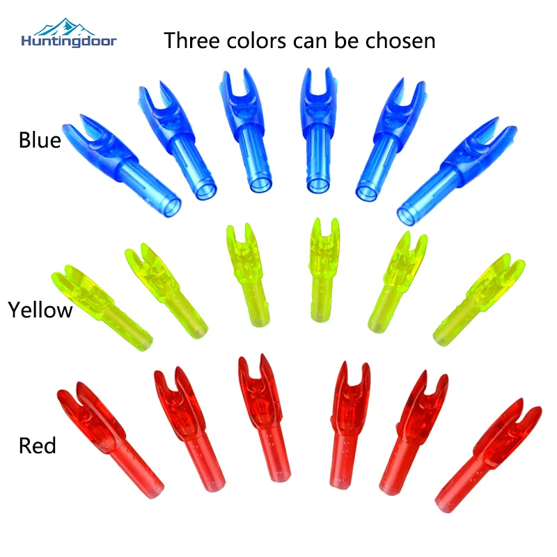 

Colorful NOCKS 60pcs OD 4.2mm Arrow Nocks Archery Accessories for Arrows Target Shooting Free Shipping