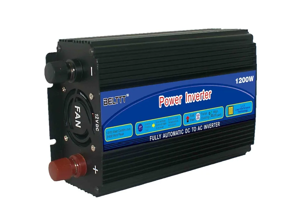 DC12V к AC220v 1200 Вт модифицированный синусоидальный инвертор с большим