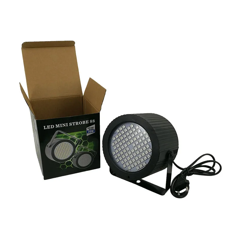 Светодиодный светильник 88x1 Вт RGB Стробоскоп, следящий за звуком, голосовым музыкальным ритмом, сценический светильник с эффектом вспышки, светильник Luces DJ
