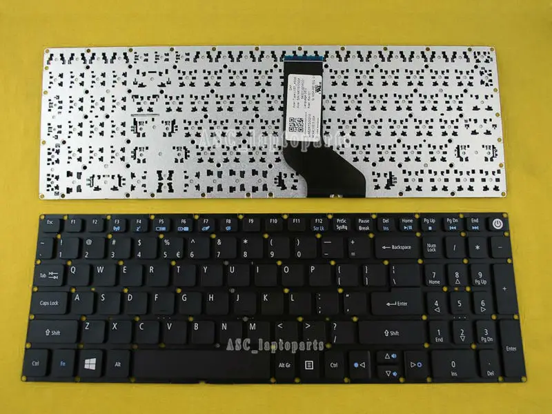 

NEW US English Keyboard For Acer Aspire E5-574TG E5-722G E5-752 E5-752G E5-773 E5-773G Laptop Black