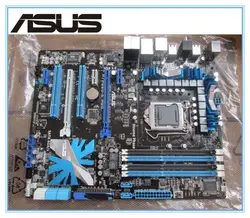 Оригинальный материнская плата Asus p7p55d-e Pro DDR3 LGA 1156 16 ГБ для i3 i5 i7 процессор p55 настольная материнская плата Бесплатная доставка