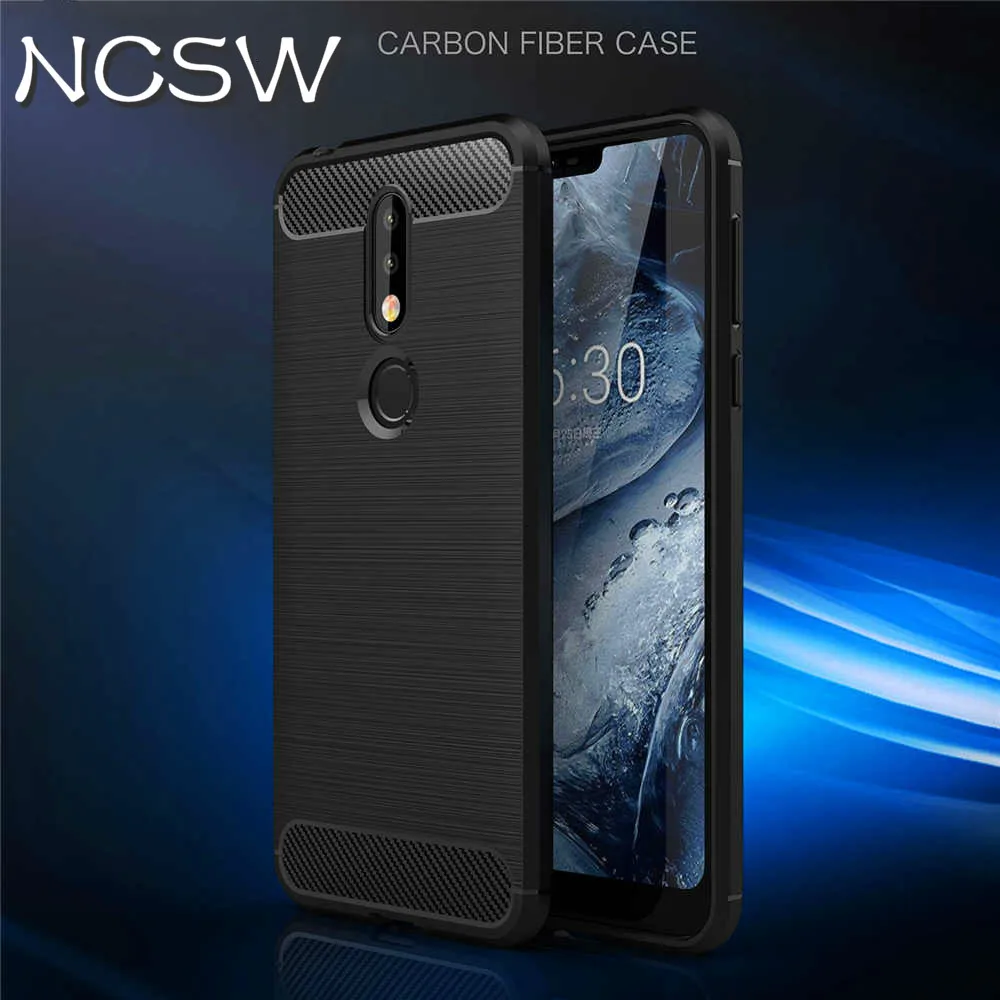 

Carbon Fiber Case For Nokia 2.2 3.2 4.2 6.2 5 6 7 8 Silicone Bumper Cover For Nokia 3.1 5.1 6.1 7.1 8.1 Plus X71 X3 X5 X6 Case