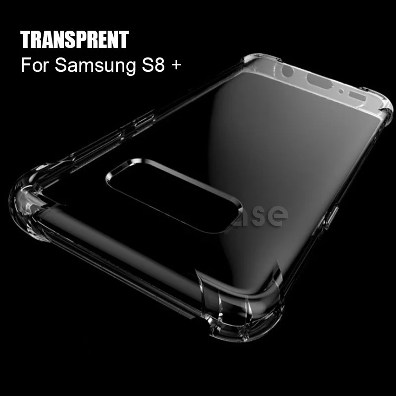 100 шт прозрачный противоударный чехол с воздушной подушкой для samsung A10 A20 A30 A40 A50 A60 A70 A80 A2 A6 A6S Core Plus прозрачный мягкий чехол из ТПУ