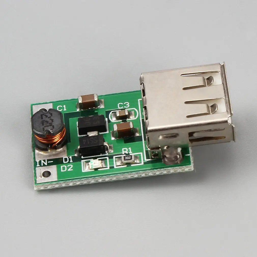 

Novel DC-DC Converter Step Up Boost Module 2-5V to 5V 500mA 1.2A for iphone Shipping