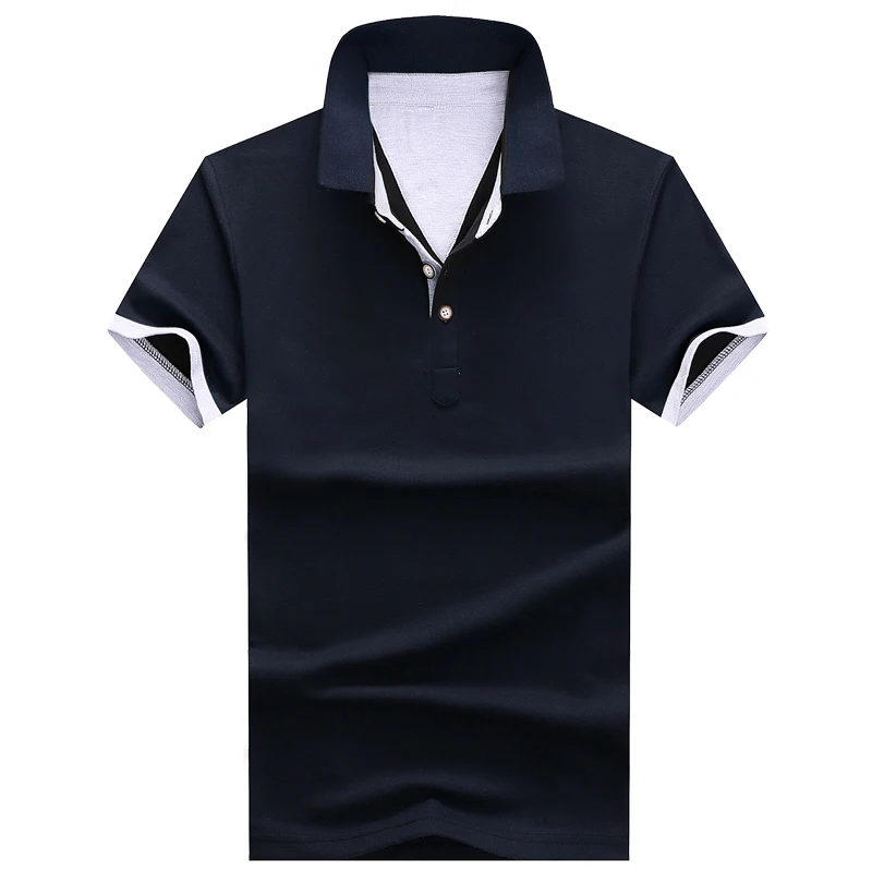 Новинка, рубашки с полосками, мужская повседневная брендовая одежда, деловая Мужская дышащая Модная рубашка с полоской, новые летние поло из хлопка, Para Hombre C22 - Color: BLUE(Gray cuff)