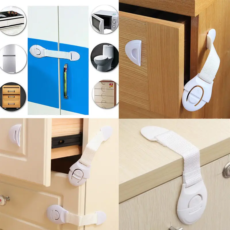 NEW BABY CHILD SAFETY LOCK LATCH FOR CABINET FRIDGE DRAWER