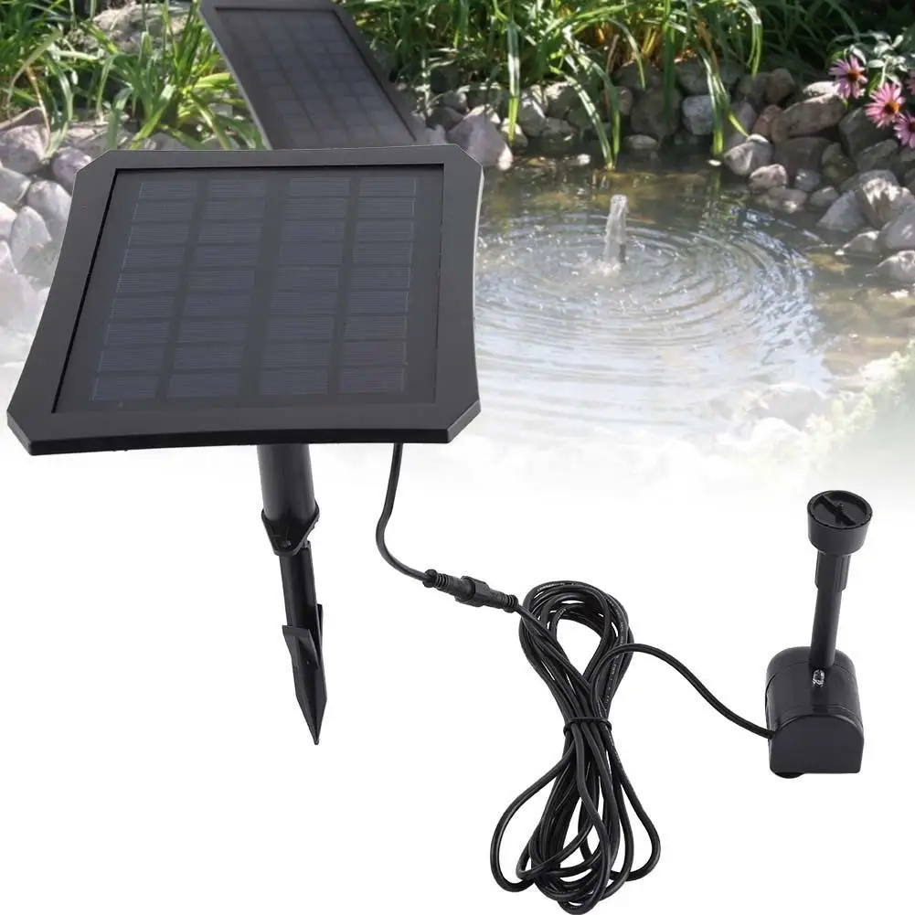 

Colorful LED Light Garden Solar Powered Water Fountain for Waterfalls Solar Bird Fountain Water Pump Birdbath Garden Decor