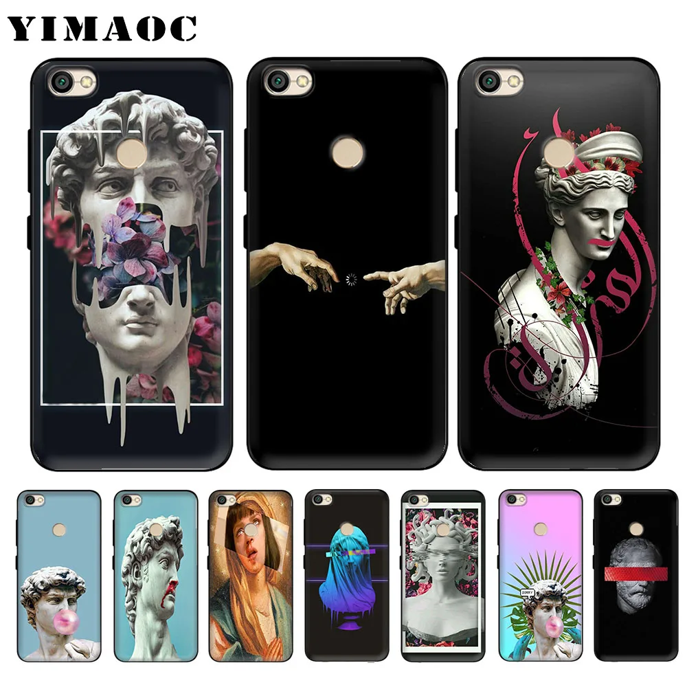 

YIMAOC Vintage Art David Statue illustration Soft Case for Xiaomi Redmi 4A Note 4X 5 Plus 5A Pro Prime