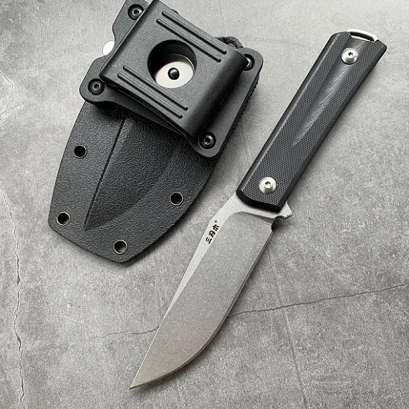 Sanrenmu S611 прямой нож с фиксированным лезвием 8cr14 стальной походный охотничий нож для выживания на открытом воздухе Тактические Ножи edc CS GO - Цвет: S611-1