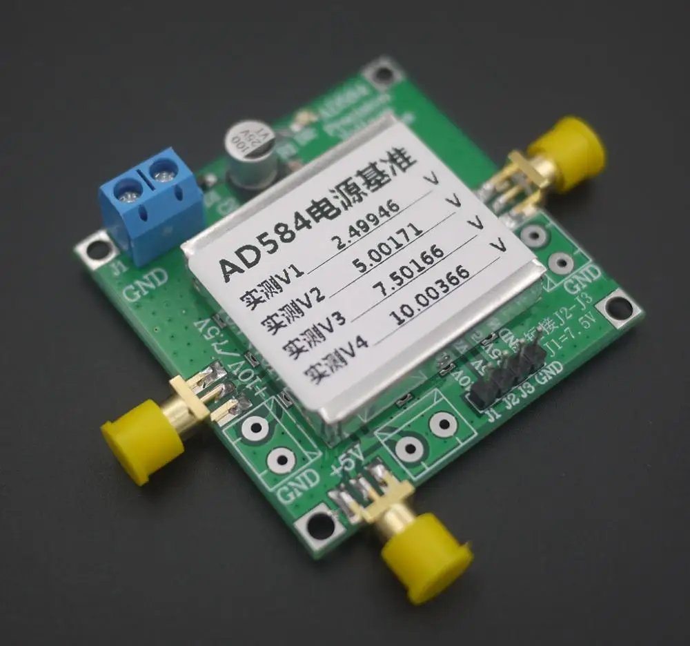 

TL431 AD584 LM399 Voltage Reference Source 2.5V/ 5V/ 7.5V / 10V High Precision for Voltmeter calibration, ADC reference, DAC