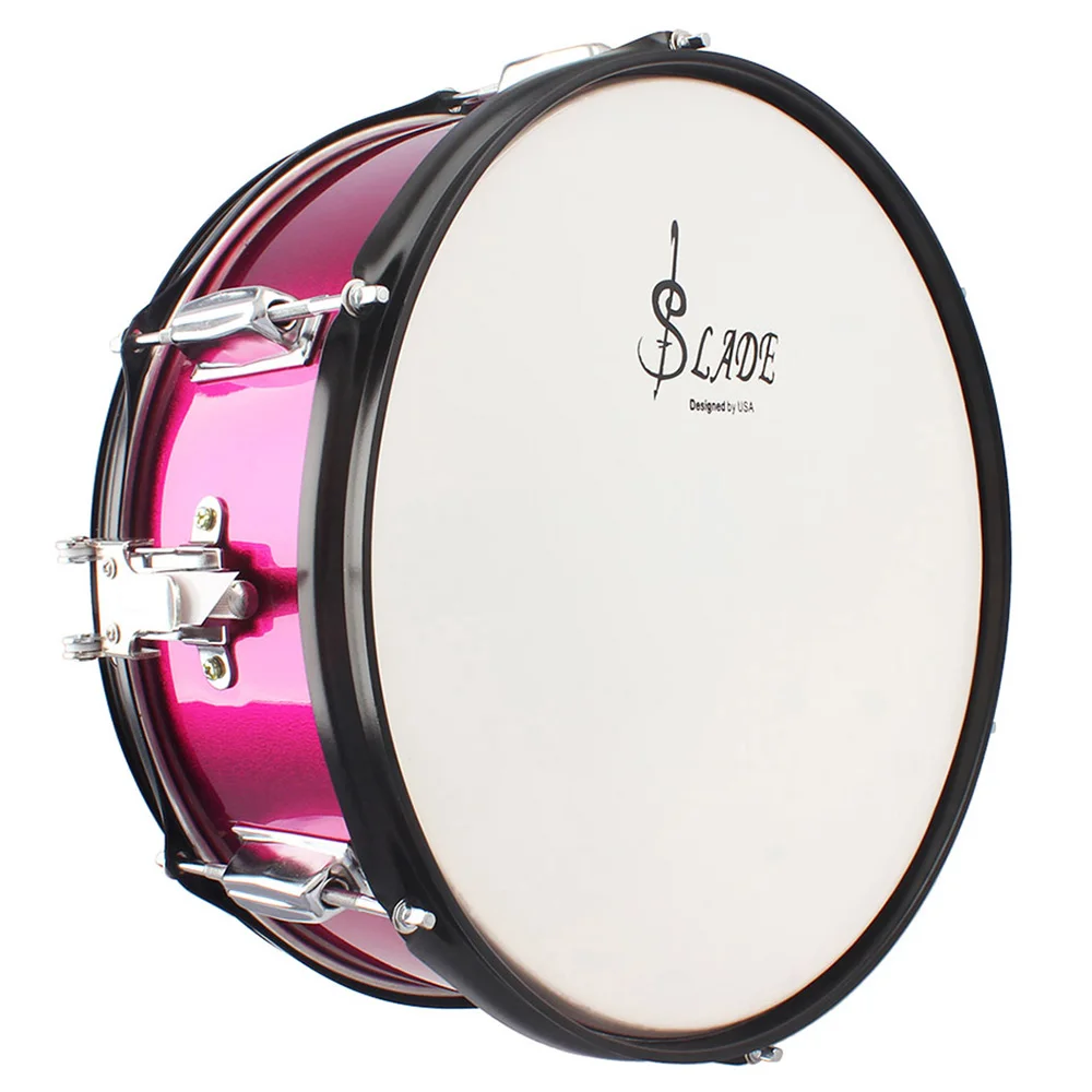 

SLADE 14 Inch Small Snare Drum 0.188mm Drum Skin Snare Drum Percussion Instruments With Sticks Straps Wrench
