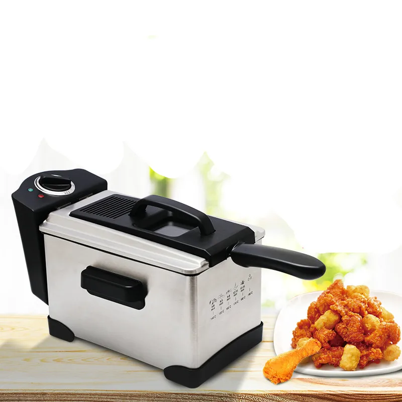 Electric Deep Fryers The fryer is a square fryer. A small with constant