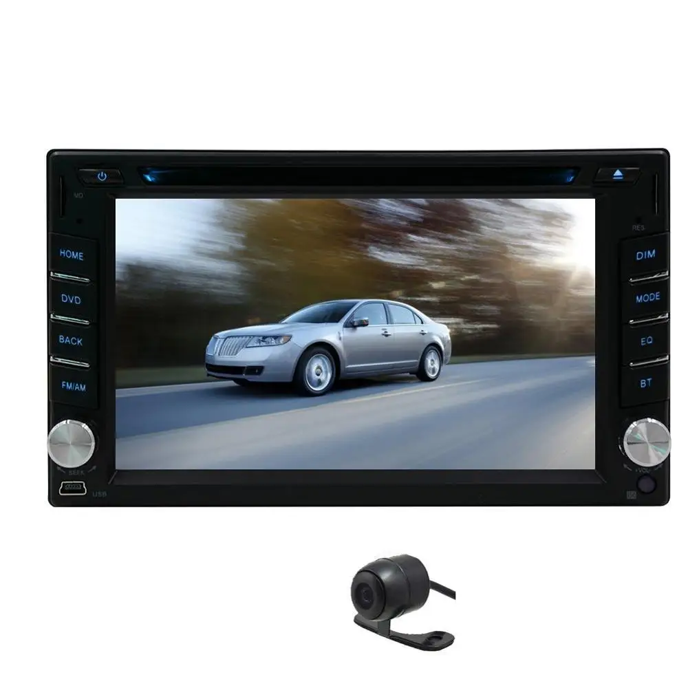 

EinCar 6.2'' 2 din Autoradio Car DVD GPS Player Bluetooth In Dash Car Stereo DVD Player FM/AM Radio Stereo GPS+Backup camera