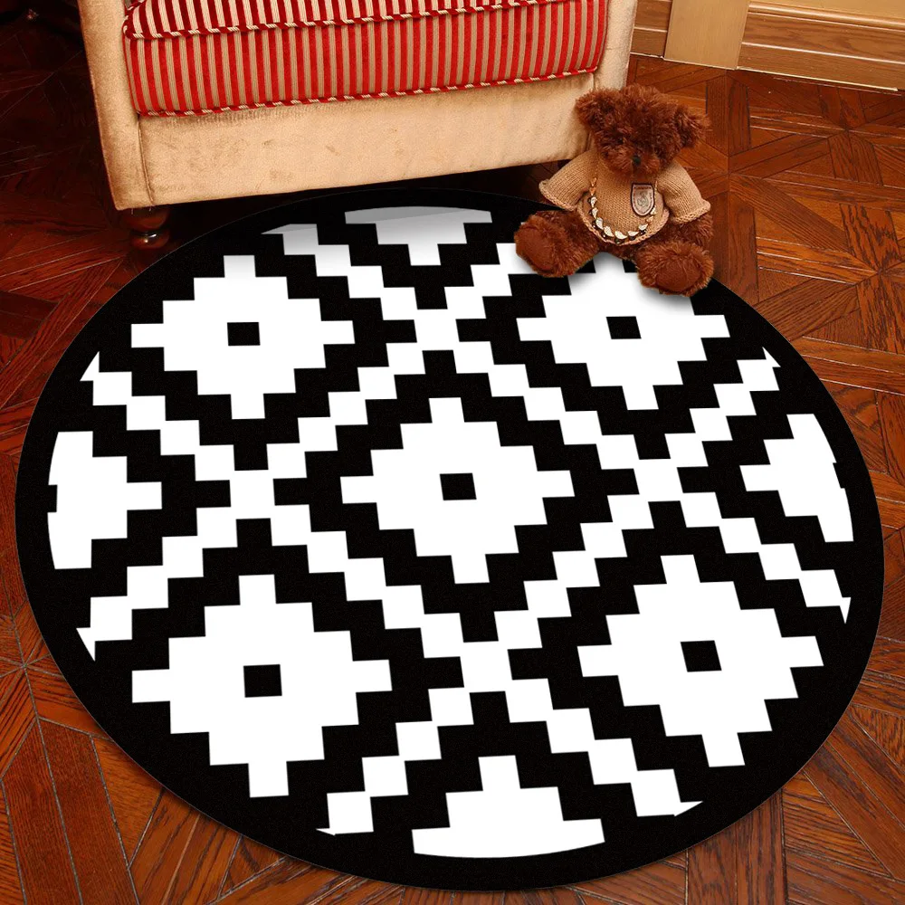 Zeegle Flannel Computer Chair Floor Mats Nordic Style Round Carpet For Living Room Anti-slip Kids Bedroom Capet Baby Play Mats Zeegle Flannel Computer Chair Floor Mats Nordic Style Round Carpet For Living Room Anti-slip Kids Bedroom Capet Baby Play Mats