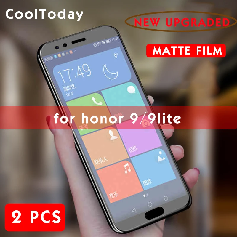 2 шт./лот, матовое закаленное стекло для huawei Honor 9 lite, Защита экрана для huawei Honor 9 lite IIRROONN, матовая защитная пленка
