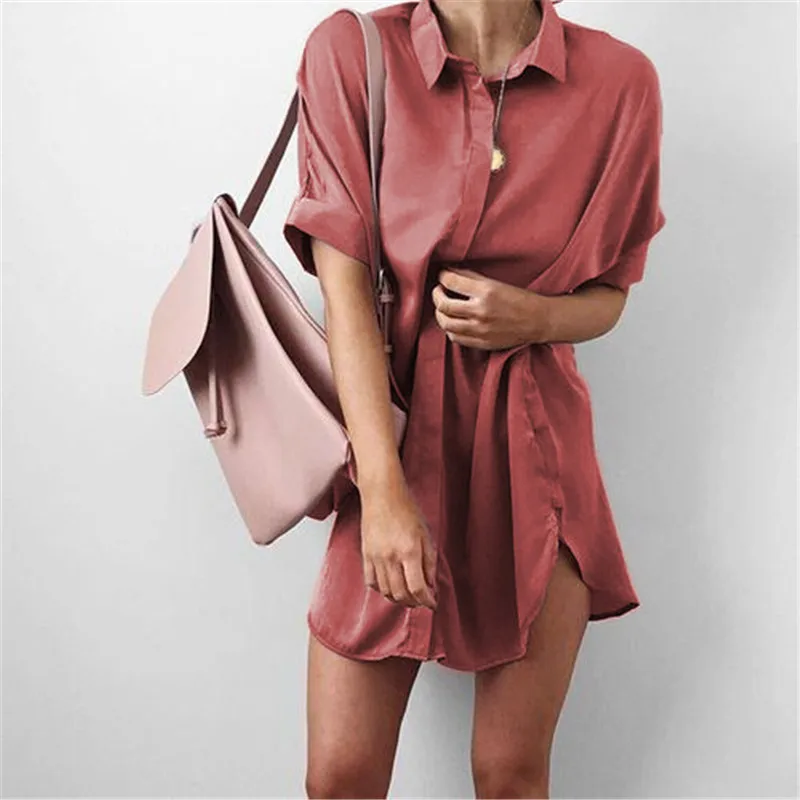 4-Colors-Short-Sleeve-Maternity-V-neck-chiffon-blouse-summer-fashion-casual-solid-Color-shirts-loose (1)