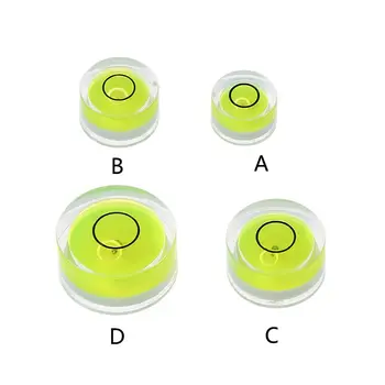 

5pcs Round Bubble Level Mini Spirit Level Bullseye Level Measurement Instrument