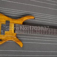 Shelly магазин завод на заказ натуральный изношенный клен Топ 7 струн активный провод 24 лада черный джаз тремоло Электрогитара Бас
