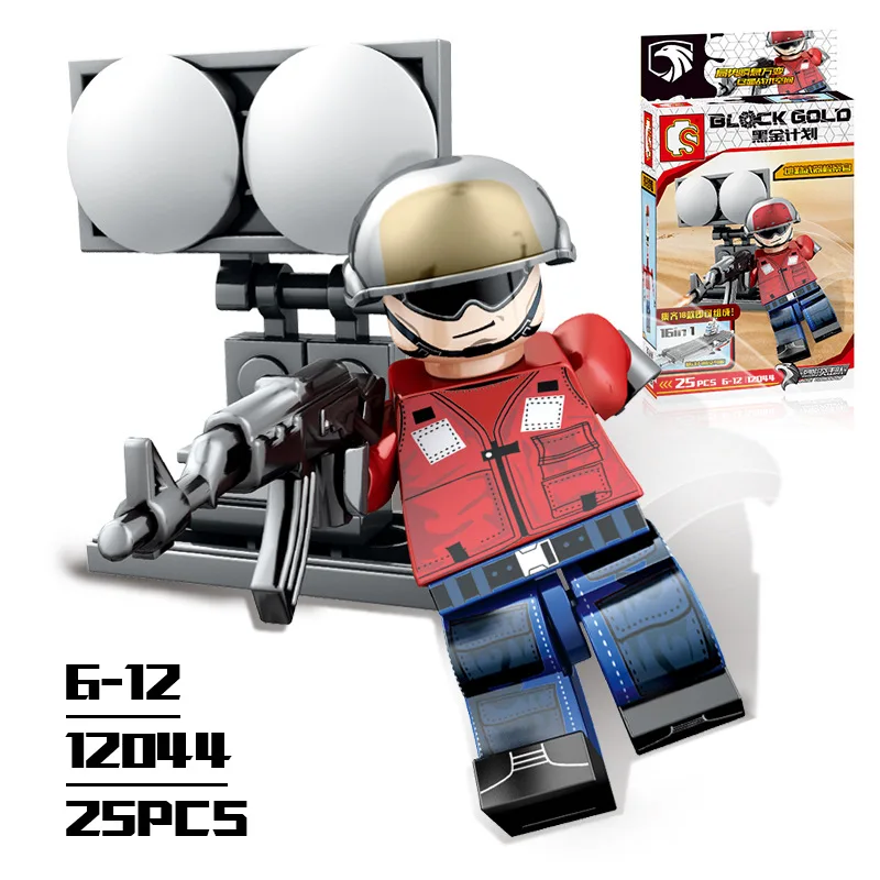 Compatible Legoings Model Building Kits Toys for Boys Military Profession Series Star Wars DIY Building Blocks Figures Mini Toy  (9)
