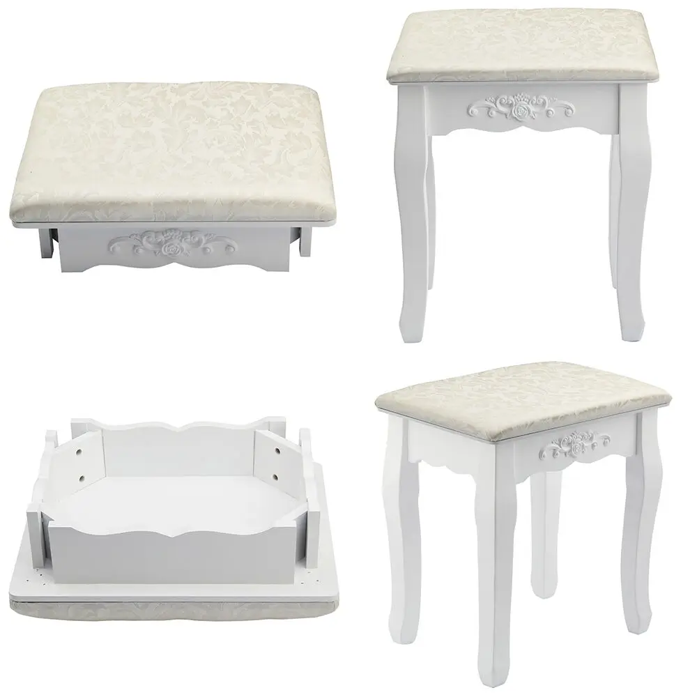  Dressing Piano Reading Table Stool Padded Chair Rest Makeup Seat Baroque Tocadores Para El Dormitor - 32979109019