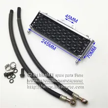 Enfriador de aceite del radiador Dirt Pit Bike Mono refires accesorios Motocicleta de Carreras de Alto rendimiento Kayo EEB Envío Libre