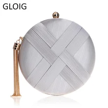 GLOIG, Женский вечерний клатч, кошелек, вечерние, на свадьбу, на ужин, маленький кошелек, с кисточками, модная женская сумка на плечо с цепочкой