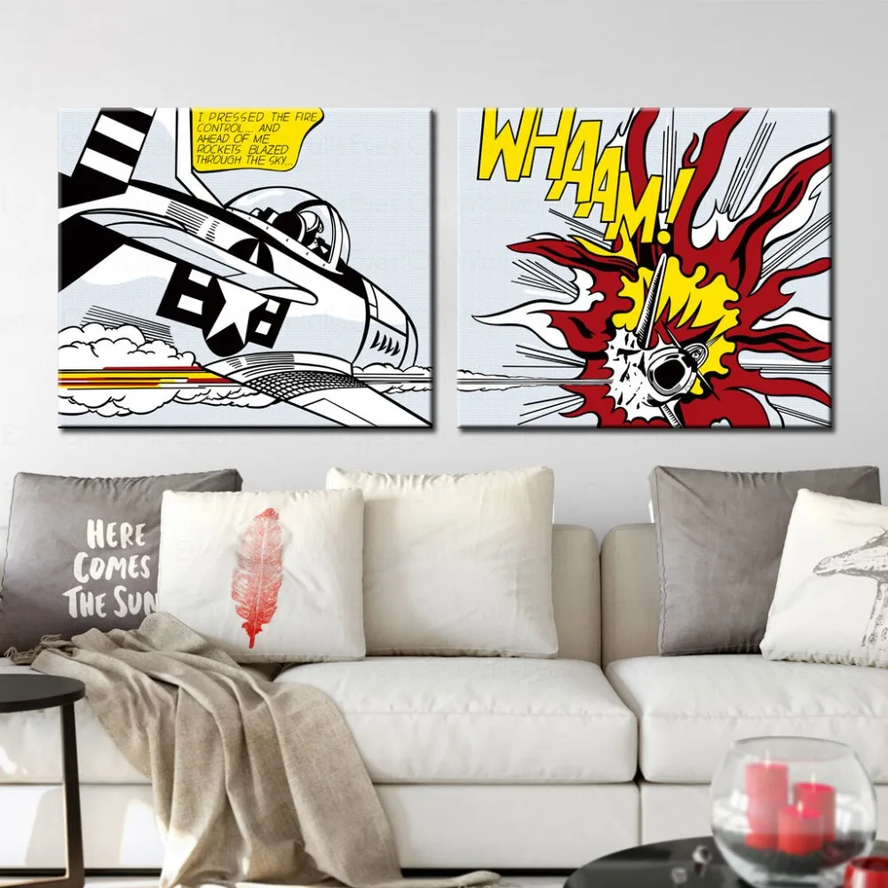 Lichtenstein Living Room Print Lichtenstein Living Room Print