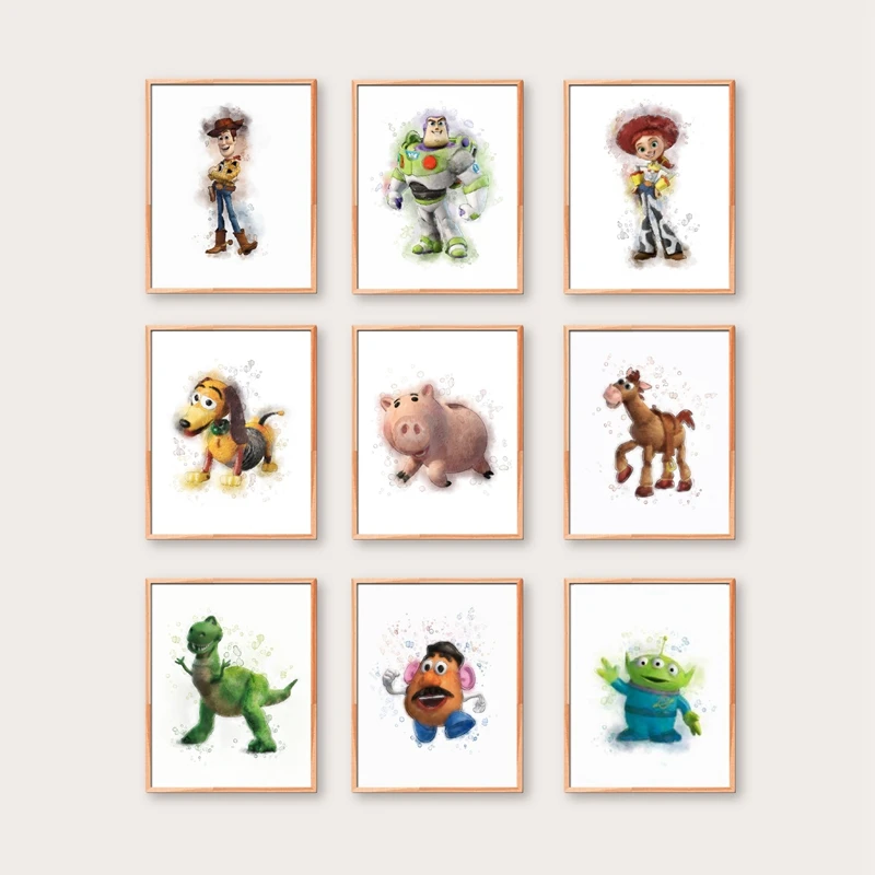 Toy Story Poster Canvas Prints Home Decor