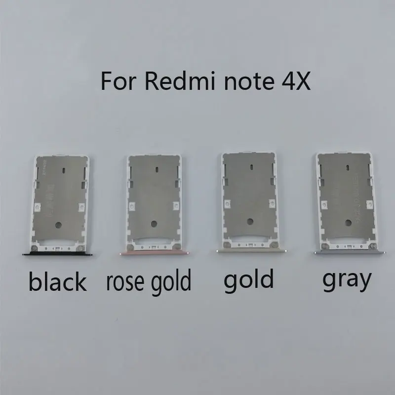 10 шт./лот слот для sim карты лоток держатель адаптер Xiaomi redmi 4A note 4 4X сим c|Адаптеры SIM