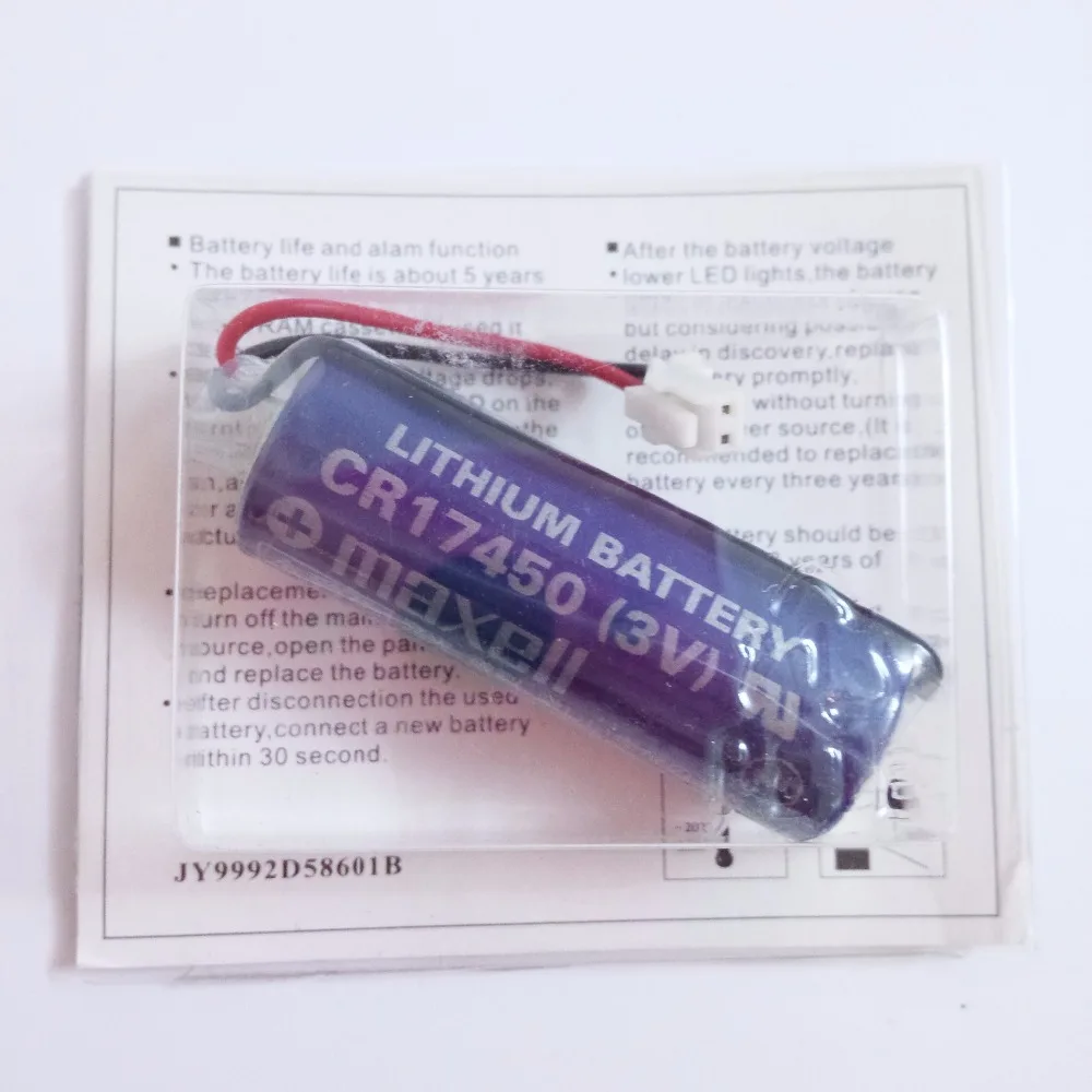 10pcs Original Cr17450(3v) Cr17450 3v Lithium Battery Plc Industrial ...
