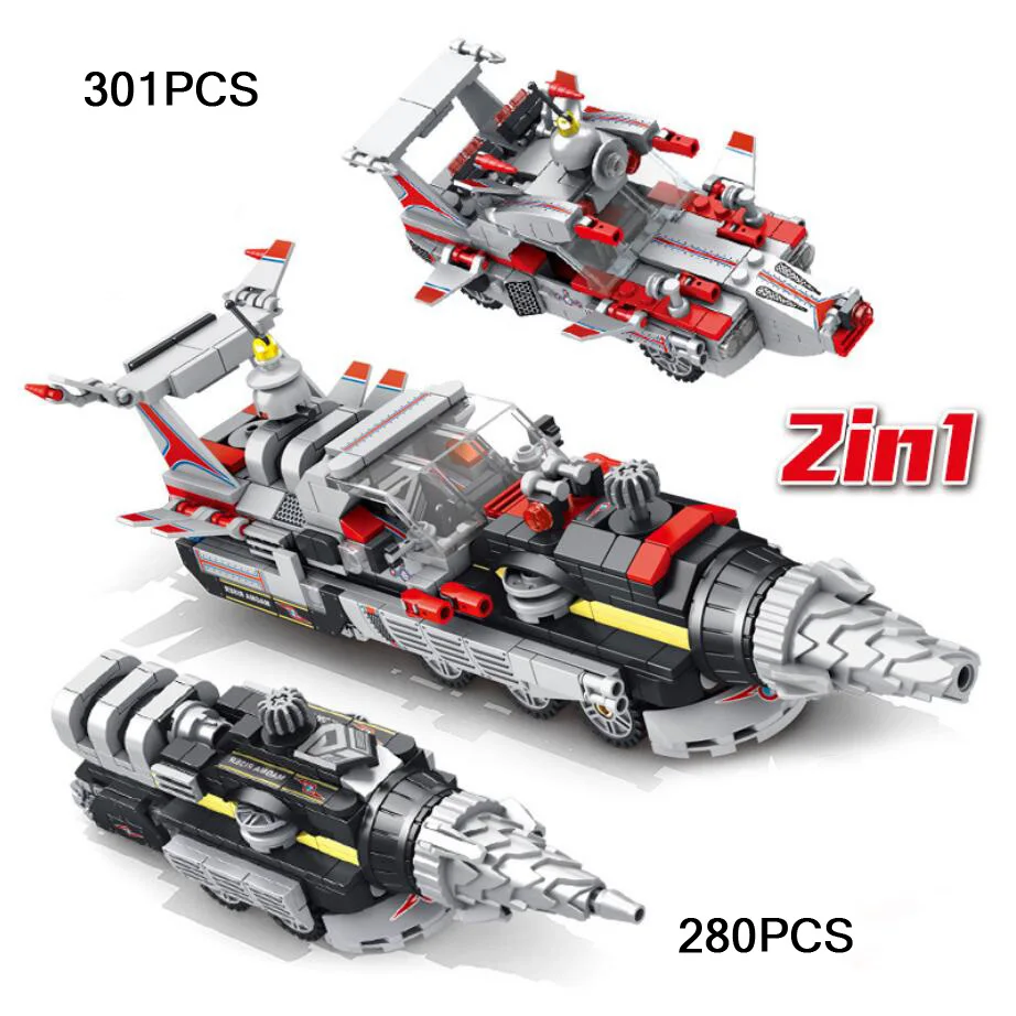 

Japan super heroes 2in1 Star Ground Chariot building block Ultraman Taro Zoffy figures bricks DIY education toys for kids gifts