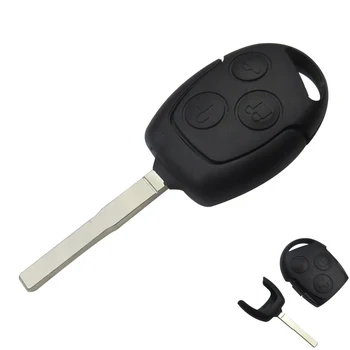 

Car Key Shell Cover Case Fob 3 Buttons For Ford Mondeo Festiva Fusion Suit Fiesta KA Uncut Blank Blade Key Shell No Logo