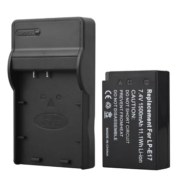

1pcs 1500mAh LP-E17 LPE17 LP E17 Camera Battery + USB Charger For Canon EOS M3 M5 750D 760D T6i T6s 8000D Kiss X8i