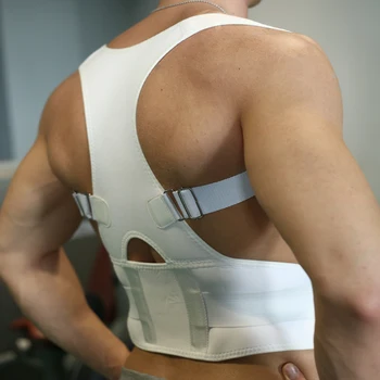 

postura de espalda Men Back Support Posture Corrector Anti-fatigue Straightening Back Shoulder Lumbar Support Brace Belt