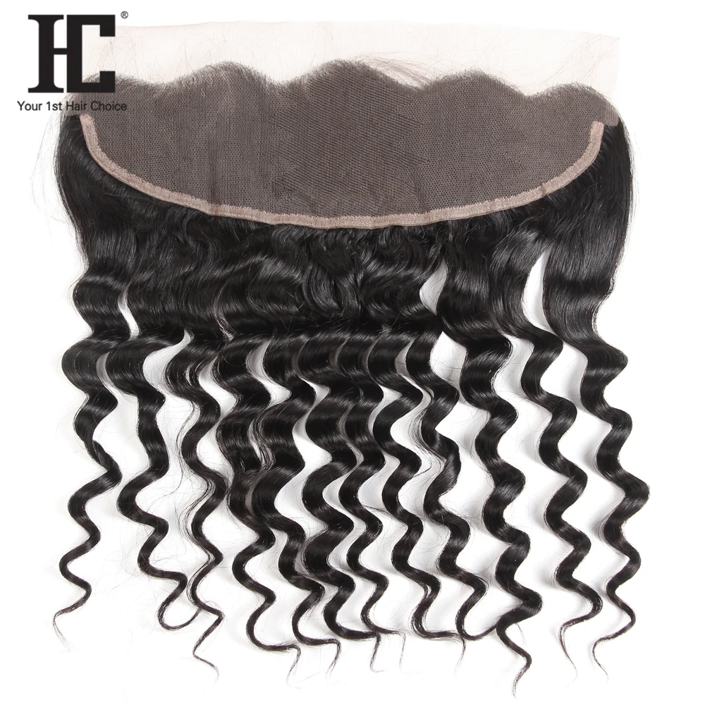 HC Brazilian Deep Wave 3 Bundles With 13x4 Pre Plucked Frontal Human Hair Weave Lace Frontal Closure With Bundles Non Remy Hair HC Brazilian Deep Wave 3 Bundles With 13x4 Pre Plucked Frontal Human Hair Weave Lace Frontal Closure With Bundles Non Remy Hair