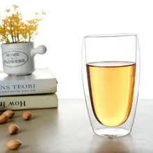 250/350/450 мл 1 шт. термостойкая двойная настенная прозрачная стеклянная чашка для офиса дома цветок в чай кофе пиво Молоко Кофе Кружка