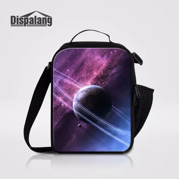 

Dispalang Universe Space Galaxy Star Prints Insulated Lunch Bags For Kids School Thermal Cooler Bag Men Food Messenger Lunch Box