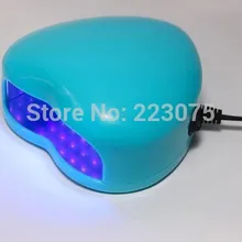 Новинка 110 В или 220 В светодиодный светильник, отмачивающий Гель-лак для ногтей, УФ-сушилка в форме сердца, 3 Вт, маникюрный аппарат синего цвета