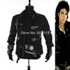 Rare MJ Michael Jackson Black Cotton Elastic Slim BAD Jacket Costume Clothing for Man Adore Stars 1