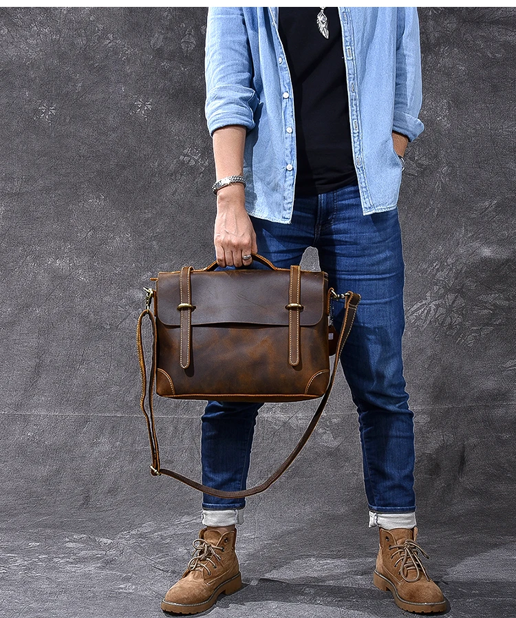 Brown Leather Handbag