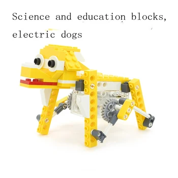 

Wange technology electric robot animal blocks creative DIY children's educational toys steam compatibleblocks