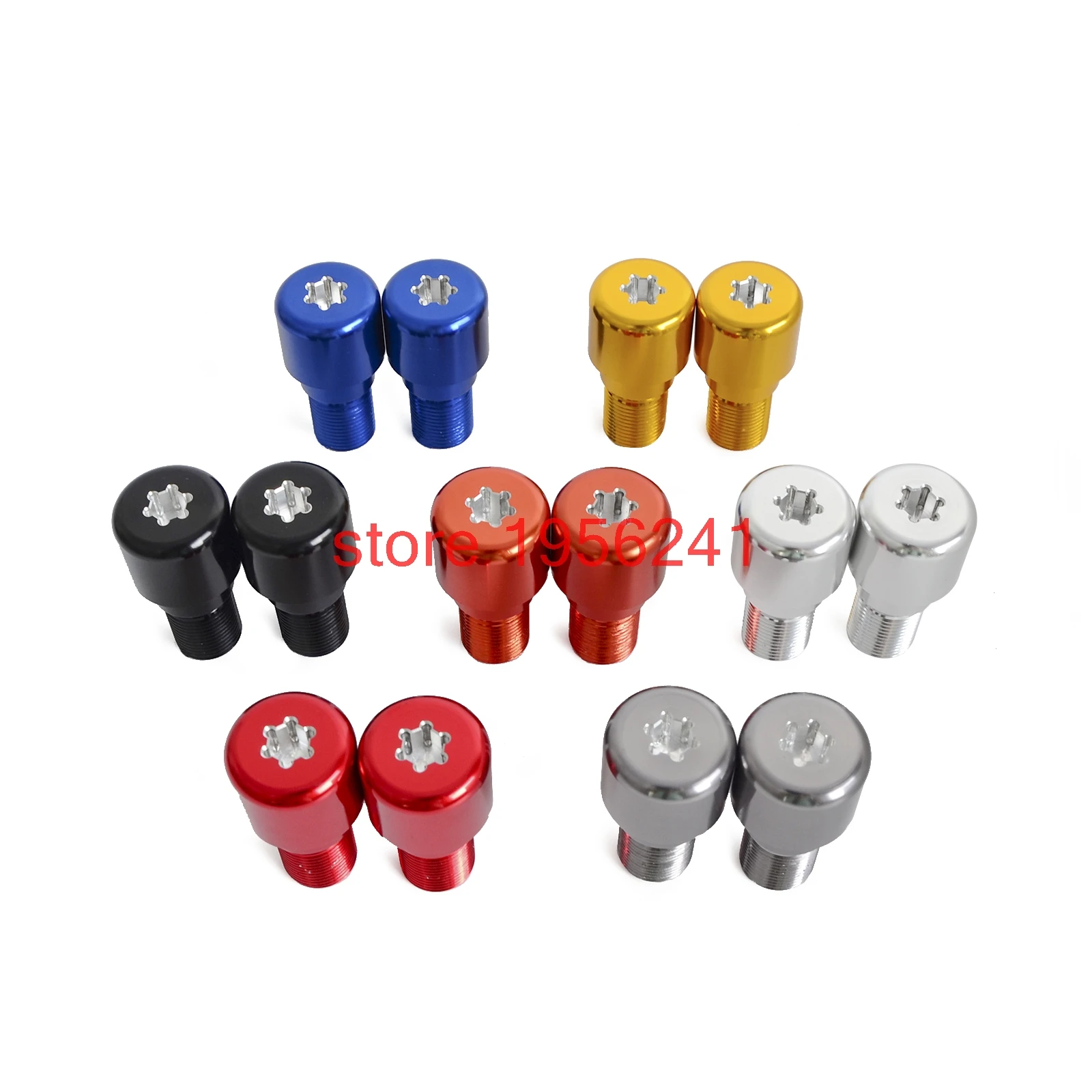 

CNC Billet Handlebar End Bar cap Plug for Yamaha YZF400 YZF750R YZF1000R 1988-1997 Also Fit Triumph Street Triple 675R 2013-2015