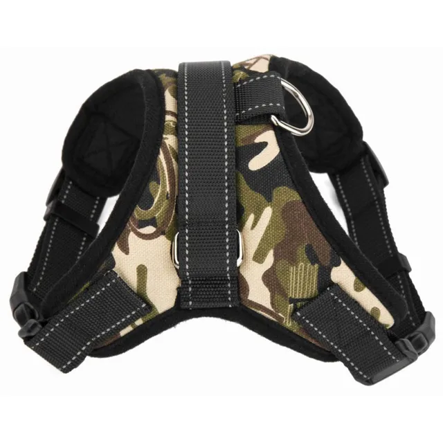 Us 42 22 Offweiche Einstellbare Hundegeschirr Weste Kragen Großen Hund Seil Kragen Handschlaufe Haustier Zugseil Für Small Medium Large Hunde In