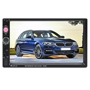 

7023B Double DIN Bluetooth Car Stereo USB Radio Receiver In Dash Head Unit