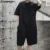 INCERUN Rompers Mens Cargo Комбинезоны Свободные Однотонные 2020 Уличная одежда в Стиле Панк Shortsleeve Playsuit Men Комбинезон Брюки S-5XL
