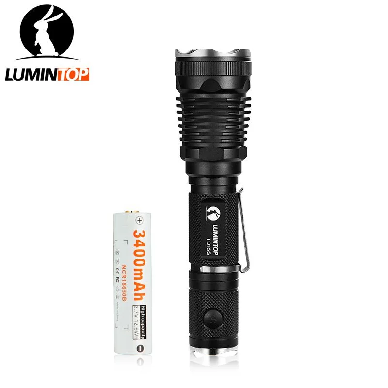 Buy LUMINTOP Military Tactical Torch TD15S Suit Waterproof Hunting Light Cree